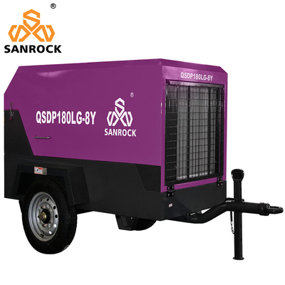 Portable Screw Air Compressor Mining Screw Diesel Air Compressor Machine