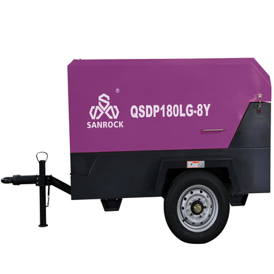 Portable Screw Air Compressor Mining Screw Diesel Air Compressor Machine