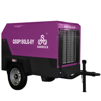 Mining Diesel Screw Air Compressor Portable Industrial Rotary Screw Type Air Compressor