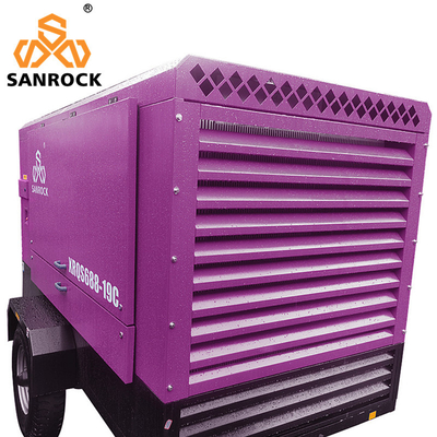 Diesel Screw Air Compressor Machine Mining Mobile Rotary Screw Air Compressor