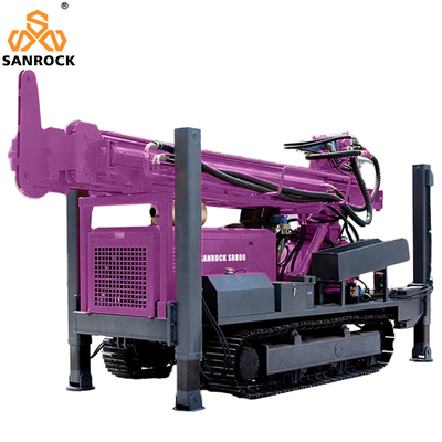 Crawler Water Drilling Machine for Deep Water Well Drilling Equipment 6300×2300×2650mm