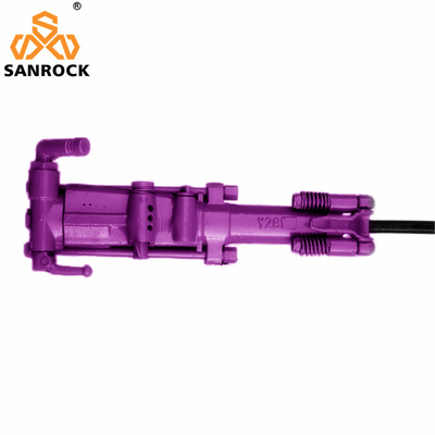 650 x 240 x 202mm Air Leg Rock Drill Machine Portable Jack Hammer for Construction Works