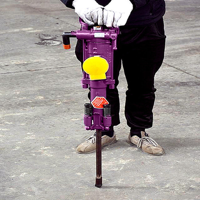 Low Air Consumption Portable Mining Pneumatic Rock Drill Air Leg Jack Hammer Breaker