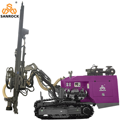 Air Consumption 5-8m3/min Top Hammer DTH Drilling Rig for Hydraulic Mining and Blast Hole Drilling