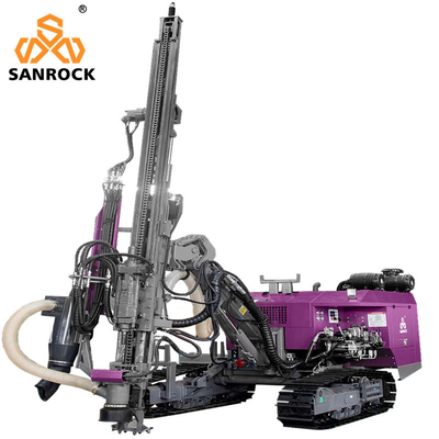 Air Consumption 5-8m3/min Top Hammer DTH Drilling Rig for Hydraulic Mining and Blast Hole Drilling