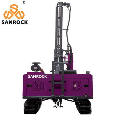 Highway Guardrail Piling Machinery with 6000 KG Capacity and 30m Drilling Depth