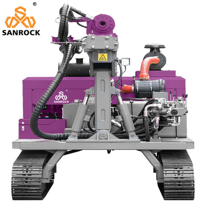 Solar Pile Driver Machine Hydraulic Portable Pile Driver Screw Pile Driving Equipment with Rotary Torque 10000N.m