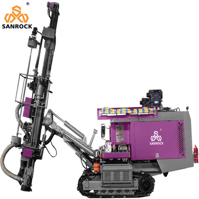 8900*2250*2650MM Hydraulic Drilling Rig Travelling Speed 1.5-3 km/h for Mining Rock Blast Hole Drilling