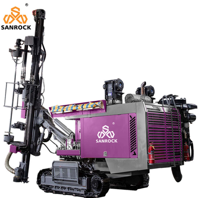 8900*2250*2650MM Hydraulic Drilling Rig Travelling Speed 1.5-3 km/h for Mining Rock Blast Hole Drilling