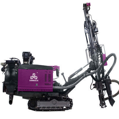 8900*2250*2650MM Hydraulic Drilling Rig Travelling Speed 1.5-3 km/h for Mining Rock Blast Hole Drilling