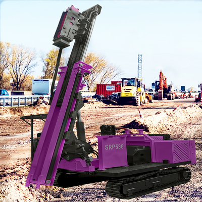 Solar Pile Driver Machine Guardrail Pile Drilling Rig Construction Machinery Photovoltaic Hydraulic Pile Driver
