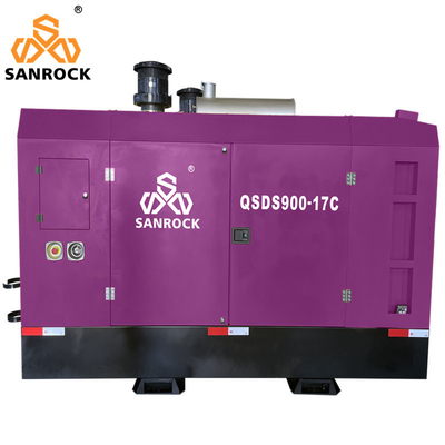 25m3/min Air Consumption 17bar Portable Diesel Screw Air Compressor for Water Well Drilling Machine