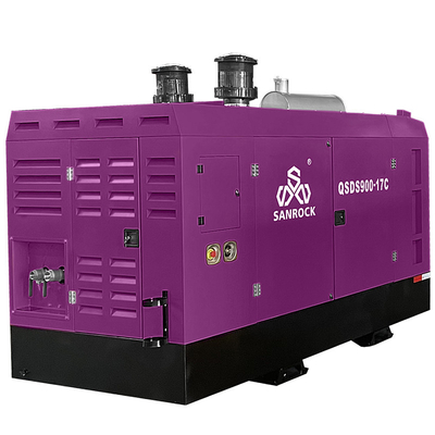 17bar Pressure 239kw Motor Power Diesel Air Compressor Machine For Heavy Duty Applications