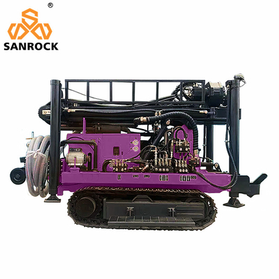 Lifting Force 15T Crawler Water Well Drilling Rig Hydraulic Borehole Drilling Machine with Yuchai Engine
