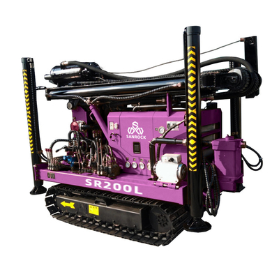 Lifting Force 15T Crawler Water Well Drilling Rig Hydraulic Borehole Drilling Machine with Yuchai Engine