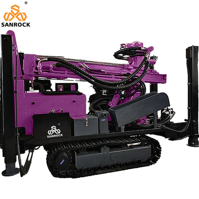 Deep Water Drilling Equipment Crawler Water Well Drilling Rig with Hydraulic Controlling System