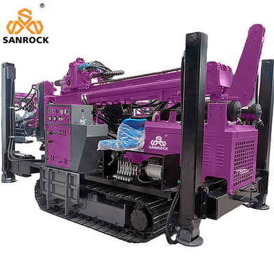 Deep Water Drilling Equipment Crawler Water Well Drilling Rig with Hydraulic Controlling System