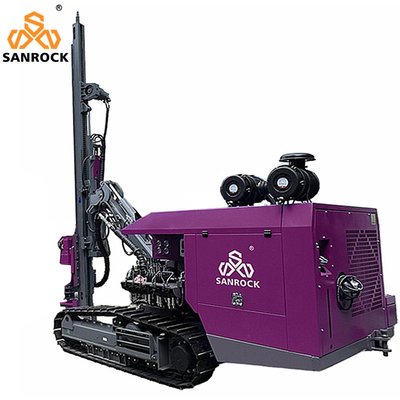 Cylinder Chain Feed Method Mining Drilling Rig for Hydraulic Borehole Drilling in Construction