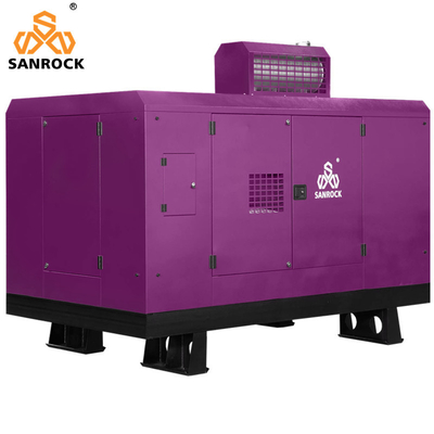 Portable Rotary Screw Air Compressor for Mining 22bar Diesel Power Source
