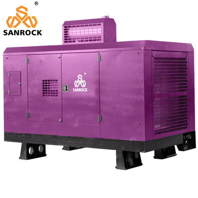 Portable Rotary Screw Air Compressor for Mining 22bar Diesel Power Source