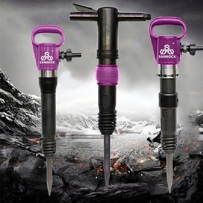 Portable Rock Drilling Machine with Length 575mm Pneumatic Rock Drill Concrete Creaker Air Pick Hammer