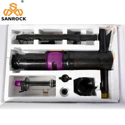 Air Pick Hammer Portable Rock Drill Concrete Breaker Pneumatic Rock Drilling Machine
