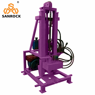 700*700*2500mm Trailer Mounted Rotary Drilling Rig for Deep Water Well Drilling