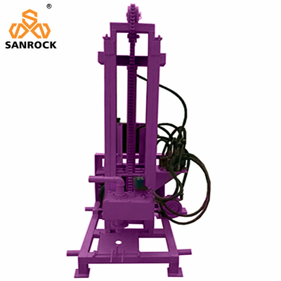 Portable Water Well Drilling Rig for Deep Water Drilling 75-300mm Drilling Diameter
