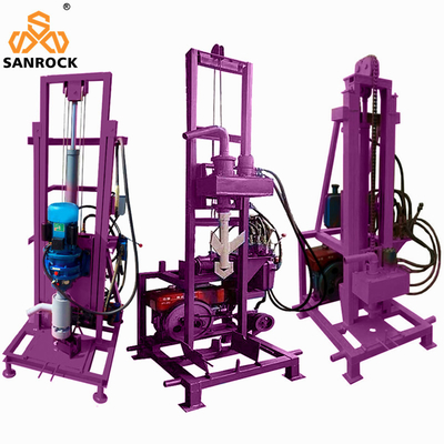 Hydraulic Portable Water Drilling Machine Rotary Drilling Rig for Small Water Wells 700*700*2500mm