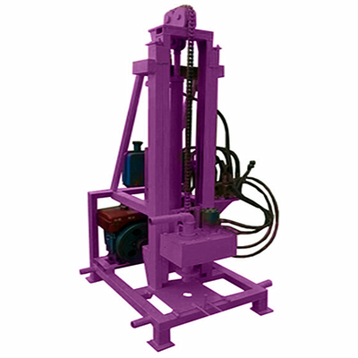 Portable Water Well Drilling Rig for Deep Water Drilling 75-300mm Drilling Diameter