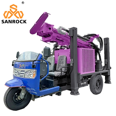 Hydraulic Water Drilling Machine Compact Water Well Drilling Rig with 45-70rpm Rotate Speed