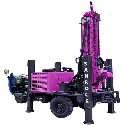 Water Well Drilling Rig Hydraulic Water Well Drill Machine 200m Borehole Drilling Rig