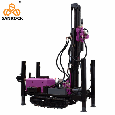 Customized Hydraulic Controlling Water Well Drilling Machine with 1.5m Drill Pipe Length