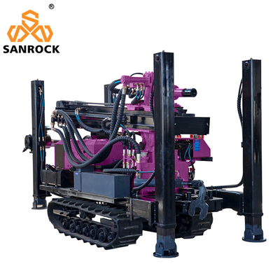 Customized Hydraulic Controlling Water Well Drilling Machine with 1.5m Drill Pipe Length
