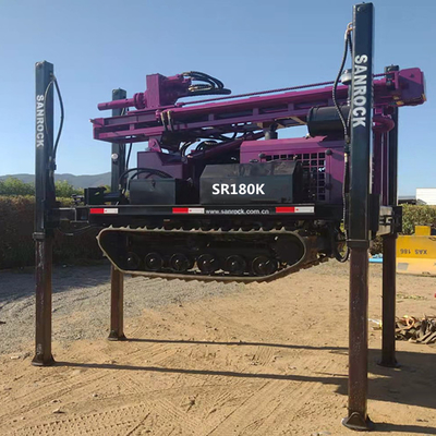 Water Well Drilling Rig Machine with 5200KG Capacity and 180m Drilling Depth