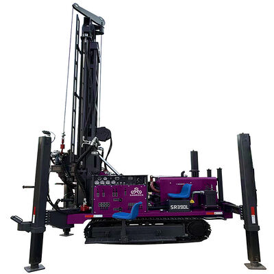 700m Deep Water Well Drilling Rig Hydraulic Well Drilling Rig Machine Portable  Engine