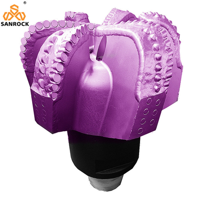 API PDC Petroleum Drill Bit Rock Drilling Tools 6 Blades Matrix Body Diamond PDC Bit