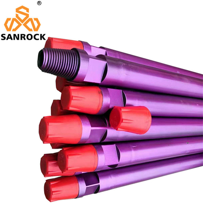 API Thread Drill Rod Nitriding Treatment DTH Drilling Pipe 76mm 3m Mining Drilling Rod