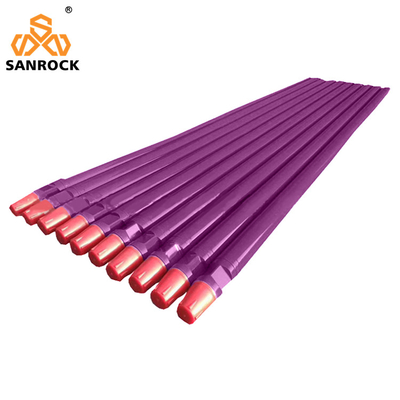 API Thread Drill Rod Nitriding Treatment DTH Drilling Pipe 76mm 3m Mining Drilling Rod