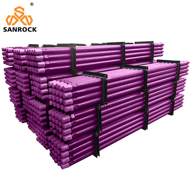API Thread Drill Rod Nitriding Treatment DTH Drilling Pipe 76mm 3m Mining Drilling Rod
