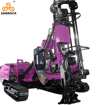 SANROCK Dust Collecting DTH Drilling Rig Mining Equipment Hydraulic Drilling Machine Integrated Drilling Rig