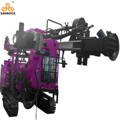 Hard Rock Borehole Drilling Machine Mining Hydraulic Drilling Rig Integrated Crawler DTH Drilling Rig