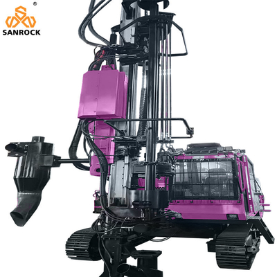 Integrated DTH Drilling Equipment Depth 28m Hydraulic Mining Drilling Rig Machine Crawler Drilling Rig