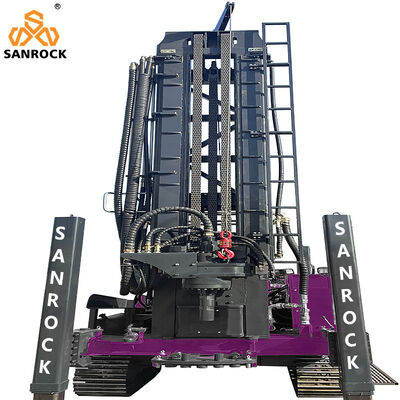 700m Deep Water Well Drilling Rig Hydraulic Well Drilling Rig Machine Portable  Engine