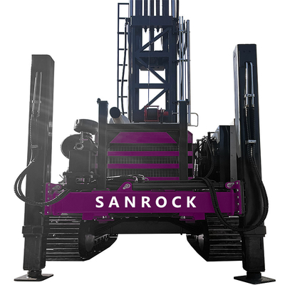 700m Deep Water Well Drilling Rig Hydraulic Well Drilling Rig Machine Portable CUMMINS Engine
