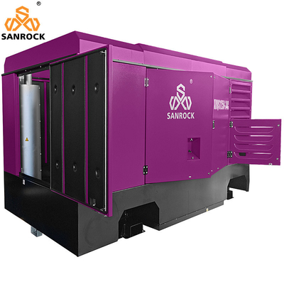 Lubricated Screw Air Compressor Portable Rotary Screw Air Compressor Machine Mining Air Compressor
