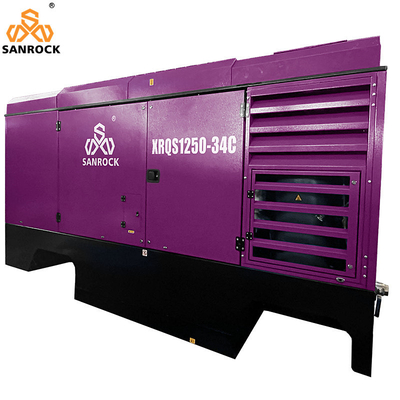 Stationary Air Compressor Screw 410kw Diesel Mining Air Compressor Machine