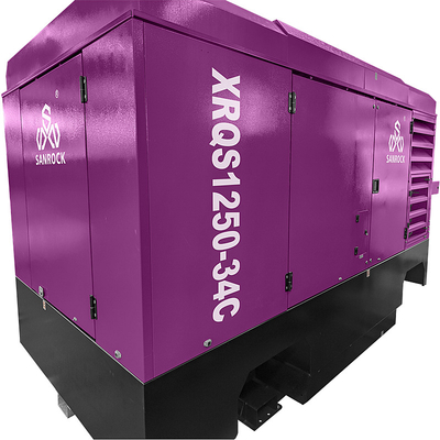 Lubricated Screw Air Compressor Portable Rotary Screw Air Compressor Machine Mining Air Compressor