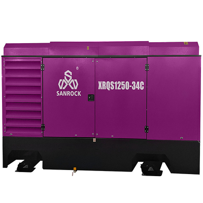 Lubricated Screw Air Compressor Portable Rotary Screw Air Compressor Machine Mining Air Compressor