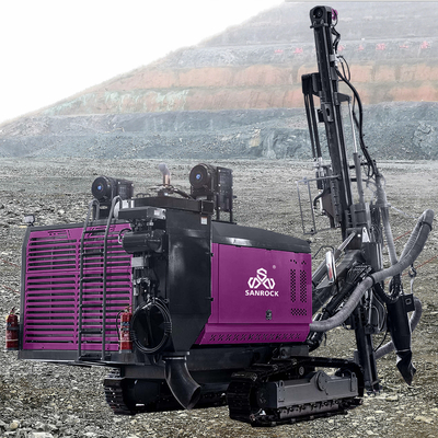 Mining Rock Blast Hole Drilling Rig Power 194kw Crawler DTH Drilling Machine Hydraulic Drilling Rig